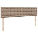 osmannisk sengeramme med madrasser 180x200cm kunstlæder