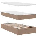 osmannisk sengeramme med madras 80x200 cm kunstlæder
