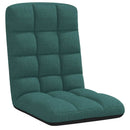foldbar gulvstol 71x51x62 cm stof mørkegrøn