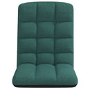 foldbar gulvstol 71x51x62 cm stof mørkegrøn