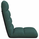 foldbar gulvstol 71x51x62 cm stof mørkegrøn