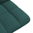foldbar gulvstol 71x51x62 cm stof mørkegrøn