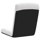 foldbar gulvstol 71x51x62 cm stof hvid