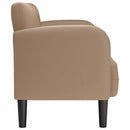 elskovssofa 110 cm kunstlæder cappuccino