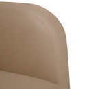elskovssofa 110 cm kunstlæder cappuccino