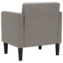 sofastol med armlæn 53 cm stof gråbrun