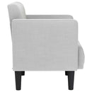 sofastol med armlæn 53 cm stof skygrå