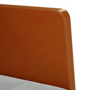 sofastol med armlæn 55 cm fløjl lysegrå