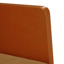 sofastol med armlæn 55 cm fløjl brun