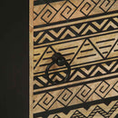 sengeskabe 2 stk. 40x33,5x46 cm massivt ru mangotræ sort
