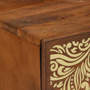Sengebord med Dør 2 pcs Honningbrun 40 x 33 x 46 cm