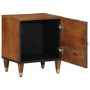 Sengebord med Dør 2 pcs Honningbrun 40 x 33 x 46 cm