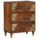 Sideboard Brun 60 x 33 x 75 cm Massivt mangotræ