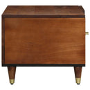 Sofabord Honningbrun 80 x 50 x 40 cm Massivt mangotræ