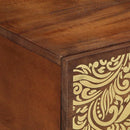 Sofabord Honningbrun 80 x 50 x 40 cm Massivt mangotræ