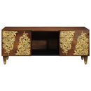 Sofabord Honningbrun 100 x 54 x 40 cm Massivt mangotræ