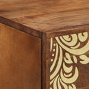 Sideboard med skuffe Brun 40 x 33 x 75 cm Massivt mangotræ