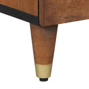 Sideboard med skuffe Brun 40 x 33 x 75 cm Massivt mangotræ
