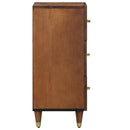 Sideboard med skuffe Brun 40 x 33 x 75 cm Massivt mangotræ
