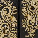 Sofabord Sort 80 x 50 x 40 cm Massivt mangotræ