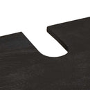 Vaskeskab med opbevaring Sort 62 x 33 x 58 cm Massivt mangotræ