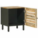 Sengebord 2 stk. Naturfarvet 40 x 33 x 46 cm Massivt mangotræ