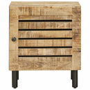 Sengebord 2 stk. Naturfarvet 40 x 33 x 46 cm Massivt mangotræ
