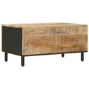 Sofabord Naturfarvet 80 x 50 x 40 cm Massivt mangotræ
