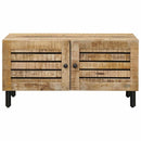 Sofabord Naturfarvet 80 x 50 x 40 cm Massivt mangotræ