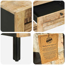 Sengebord Naturfarvet 50 x 33 x 62 cm Massivt mangotræ