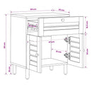 Sengebord Naturfarvet 50 x 33 x 60 cm Massivt mangotræ