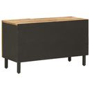 Opbevaringsskabe Naturfarvet 80 x 33 x 46 cm Massivt mangotræ