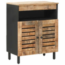 Opbevaringsskabe Naturfarvet 60 x 33 x 75 cm Massivt mangotræ