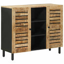 Opbevaringsskabe Naturfarvet 90 x 33 x 75 cm Massivt mangotræ