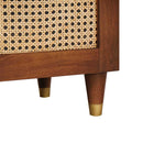 Natskab 2 pcs Brun 40 x 33,5 x 46 cm Massivt akacietræ