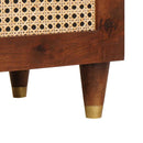 Sideboard med skuffe Brun 38 x 33,5 x 160 cm Massivt mangotræ