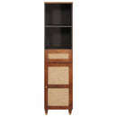Sideboard med skuffe Brun 38 x 33,5 x 160 cm Massivt mangotræ