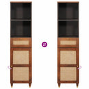 Sideboard med skuffe Brun 38 x 33,5 x 160 cm Massivt mangotræ