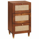 Sideboard med skuffe Brun 40 x 33,5 x 75 cm Massivt mangotræ