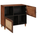 Sideboard Brun 80 x 33,5 x 75 cm Massivt mangotræ