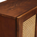 Sideboard Brun 90 x 33,5 x 75 cm Massivt mangotræ