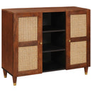 Sideboard Brun 90 x 33,5 x 75 cm Massivt mangotræ