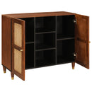 Sideboard Brun 90 x 33,5 x 75 cm Massivt mangotræ