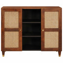 Sideboard Brun 90 x 33,5 x 75 cm Massivt mangotræ