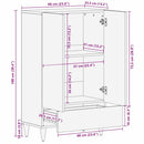 Høj Bord Brun 60 x 33,5 x 100 cm Massivt mangotræ