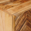 Sengebord 2 pcs Brun 40 x 33,5 x 46 cm Massivt mangotræ