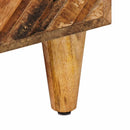Sengebord 2 pcs Brun 40 x 33,5 x 46 cm Massivt mangotræ