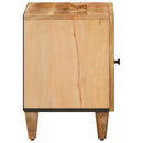 Sengebord 2 pcs Brun 40 x 33,5 x 46 cm Massivt mangotræ