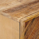 Sengebord 2 pcs Brun 40 x 33,5 x 46 cm Massivt mangotræ