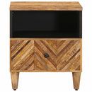Sengebord 2 pcs Brun 50 x 33 x 60 cm Massivt mangotræ